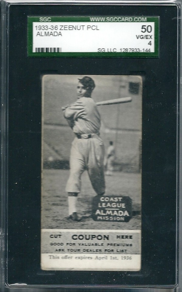 1933-36 Zeenut PCL #13 Louis Almada/Louis Almada