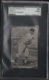 1933-36 Zeenut PCL #14 John Babich/John Babich front image