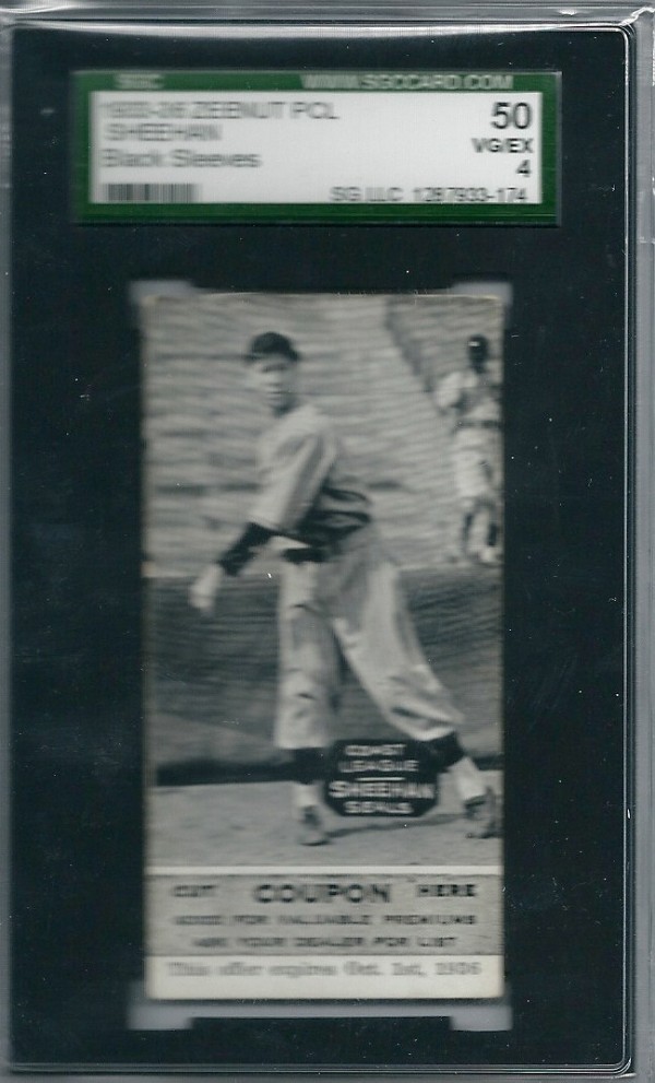 1933-36 Zeenut PCL #144 Ken Sheehan