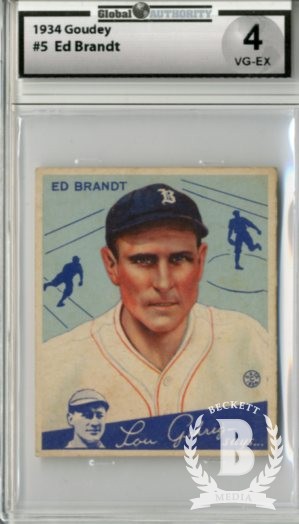 1934 Goudey #5 Ed Brandt