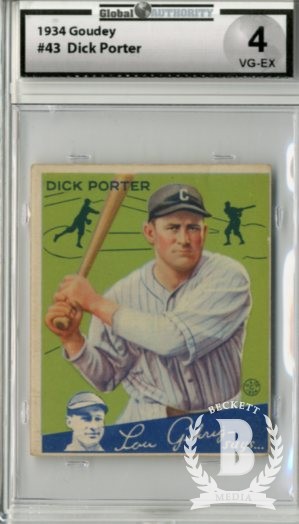 1934 Goudey #43 Dick Porter RC