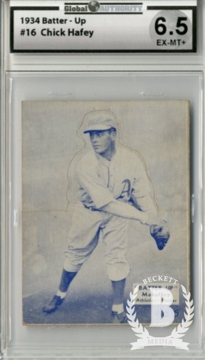 1934-36 Batter-Up #16 Chick Hafey XRC