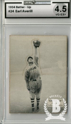 1934-36 Batter-Up #24 Earl Averill