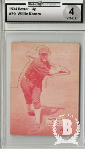 1934-36 Batter-Up #39 Willie Kamm