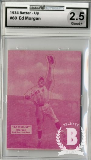 1934-36 Batter-Up #60 Eddie Morgan