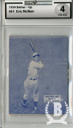 1934-36 Batter-Up #61 Rabbit McNair XRC