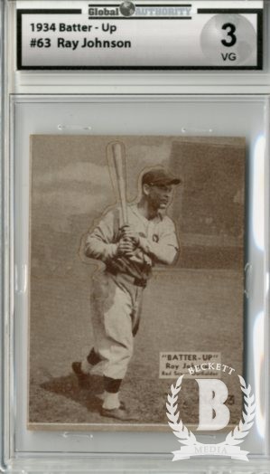 1934-36 Batter-Up #63 Roy Johnson