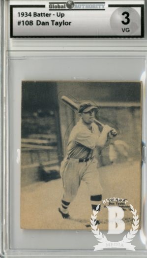 1934-36 Batter-Up #108 Don Taylor XRC