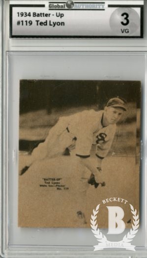 1934-36 Batter-Up #119 Ted Lyons
