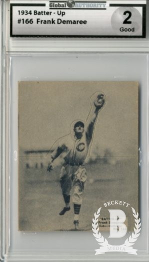 1934-36 Batter-Up #166 Frank Demaree