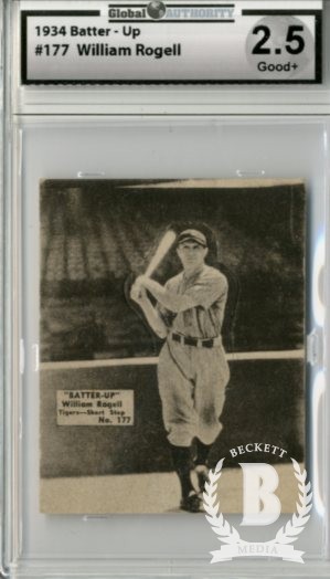1934-36 Batter-Up #177 Billy Rogell