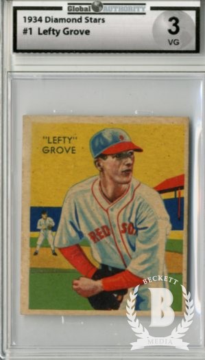 1934-36 Diamond Stars #1 Lefty Grove (34G, 35G)