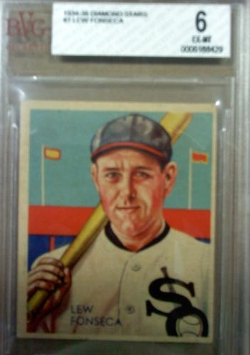 1934-36 Diamond Stars #7 Lew Fonseca/34G, 35G