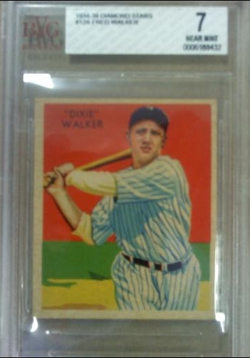 1934-36 Diamond Stars #12A Fred Walker XRC (34G)/1934 Green Back