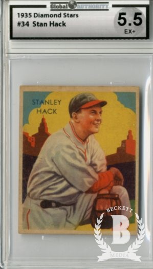 1934-36 Diamond Stars #34 Stan Hack (35G)
