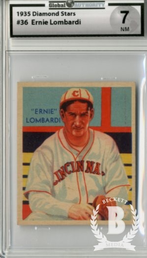 1934-36 Diamond Stars #36B Ernie Lombardi (35G)