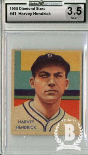1934-36 Diamond Stars #41 Harvey Hendrick XRC (35G)