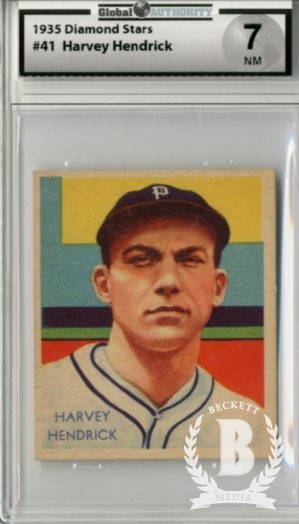 1934-36 Diamond Stars #41 Harvey Hendrick XRC (35G)