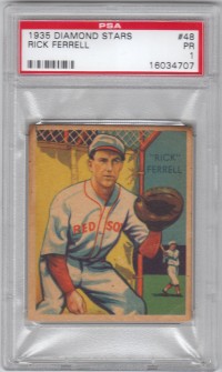 1934-36 Diamond Stars #48 Rick Ferrell (35G) front image