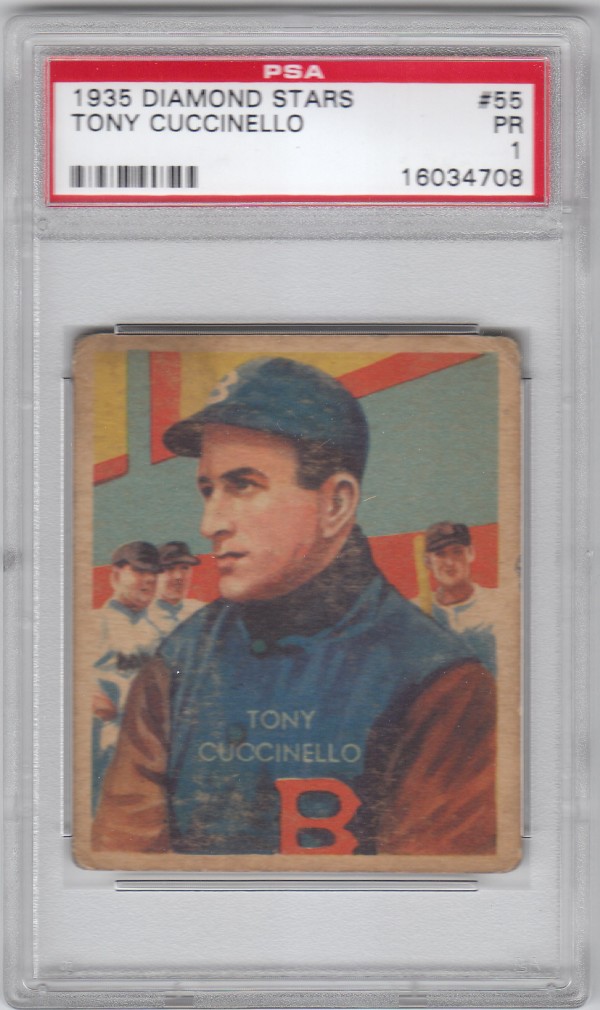 1934-36 Diamond Stars #55 Tony Cuccinello (35G)