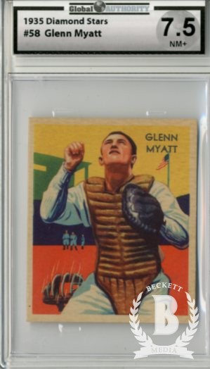 1934-36 Diamond Stars #58 Glenn Myatt (35G)