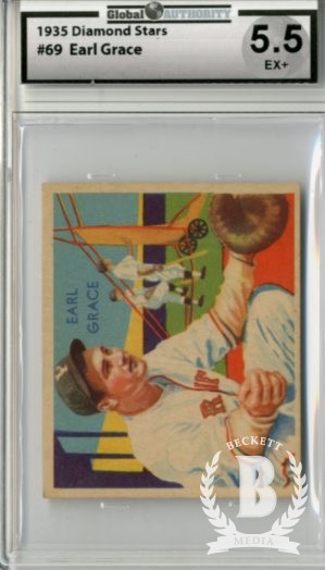 1934-36 Diamond Stars #69 Earl Grace (35G)