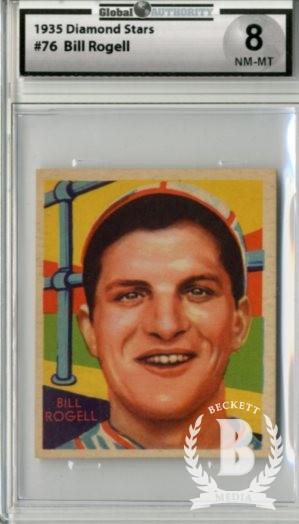 1934-36 Diamond Stars #76 Billy Rogell/35G, 35B, 36B