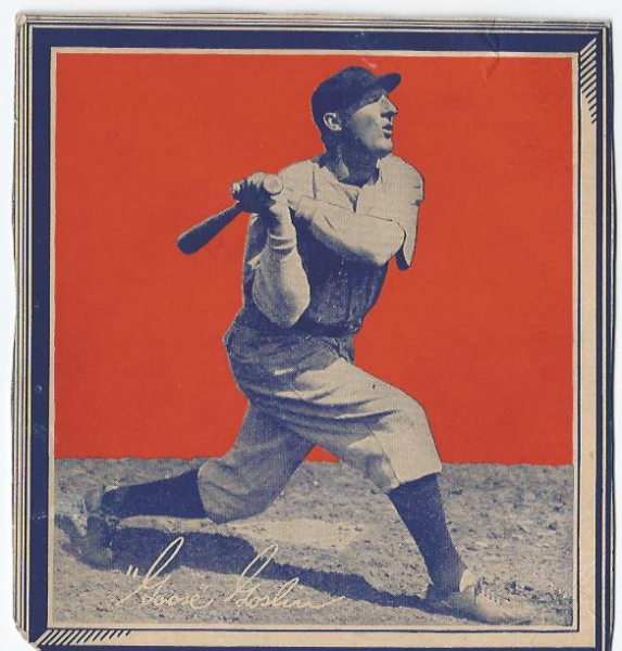 1935 Wheaties BB1 #14 Goose Goslin/(batting)
