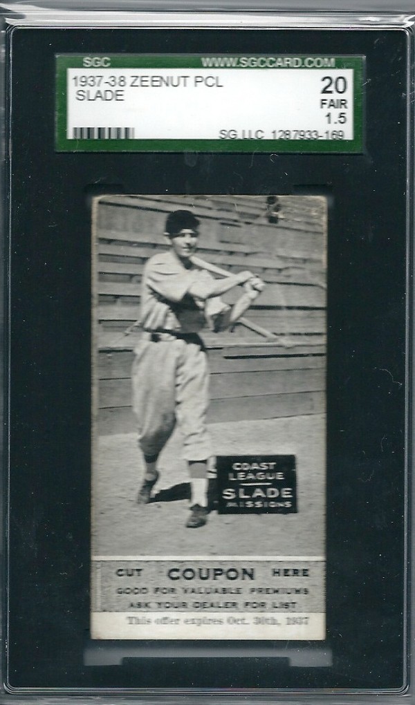 1937-38 Zeenut #5 Gordon Slade