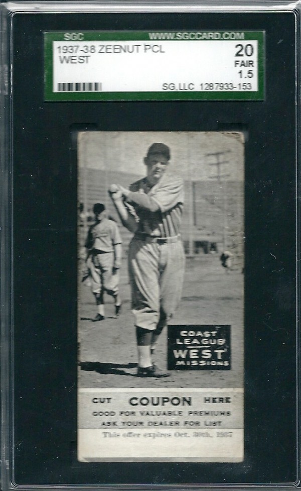 1937-38 Zeenut #29 Max West