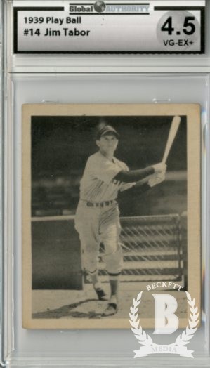 1939 Play Ball #14 Jim Tabor RC