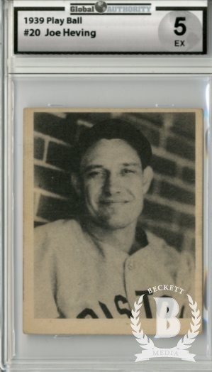 1939 Play Ball #20 Joe Heving RC
