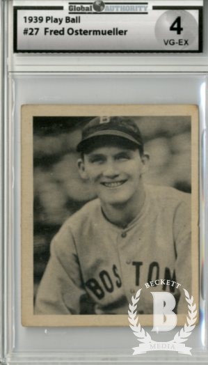 1939 Play Ball #27 Fred Ostermueller