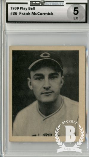 1939 Play Ball #36 Frank McCormick RC