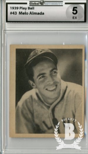 1939 Play Ball #43 Melo Almada RC