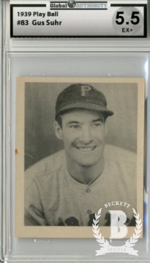 1939 Play Ball #83 Gus Suhr