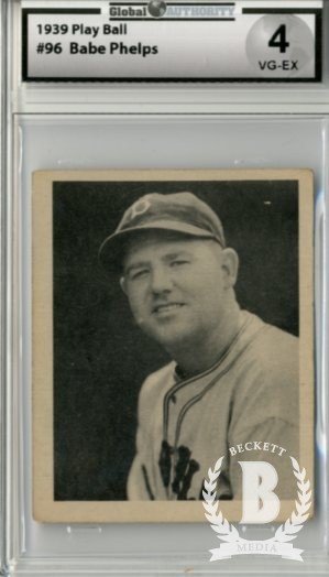 1939 Play Ball #96 Babe Phelps RC