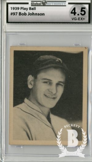 1939 Play Ball #97 Bob Johnson