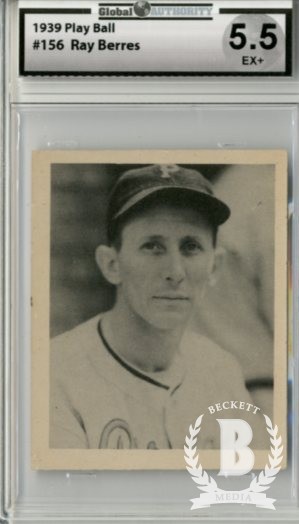 1939 Play Ball #156 Ray Berres RC