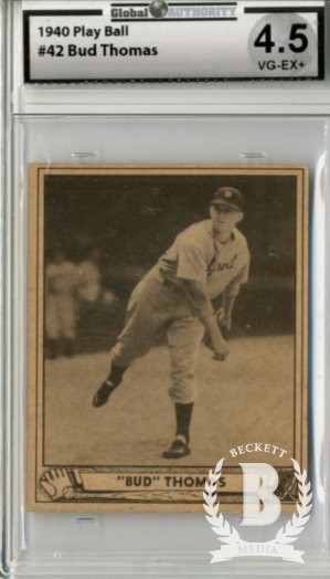 1940 Play Ball #42 Bud Thomas