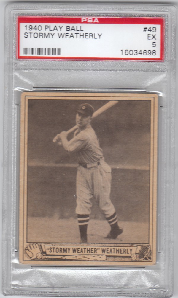 1940 Play Ball #49 Stormy Weatherly