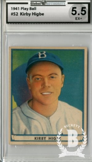 1941 Play Ball #52 Kirby Higbe RC
