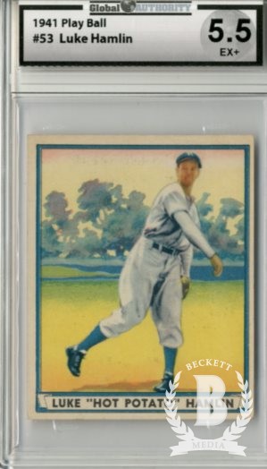 1941 Play Ball #53 Luke Hamlin