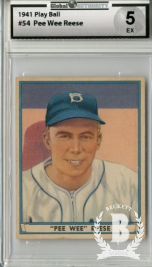1941 Play Ball #54 Pee Wee Reese RC