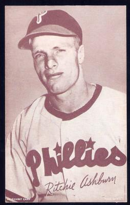 1947-66 Exhibits #7B Ritchie Ashburn/(sic, Richie)