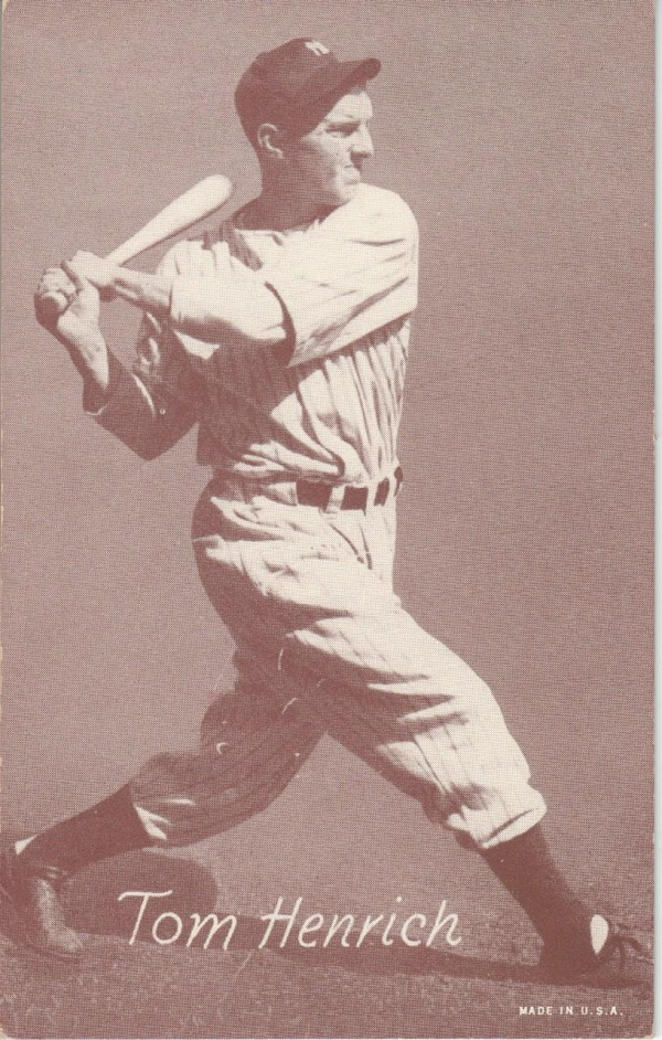 1947-66 Exhibits #92 Tommy Henrich