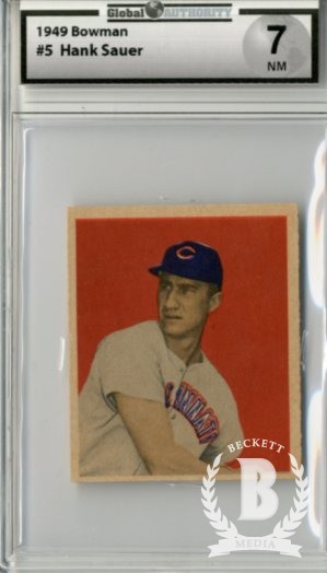 1949 Bowman #5 Hank Sauer