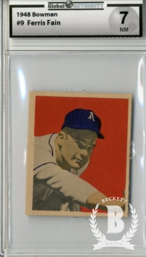1949 Bowman #9 Ferris Fain