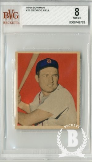 1949 Bowman #26 George Kell RC