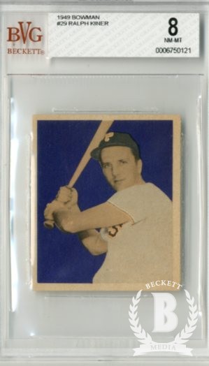 1949 Bowman #29 Ralph Kiner